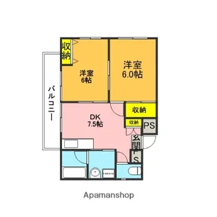 ラルテメゾン・ミヤザキ【305号室】の間取り