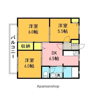 メゾン吉田Ⅱ【201号室】の間取り