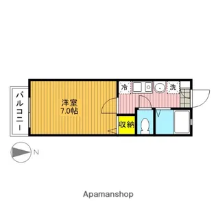 ヴェルデ【105号室】の間取り