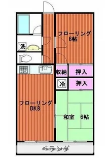 コーポプリムラ【2階】の間取り
