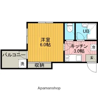 セーベルハイム【203号室】の間取り