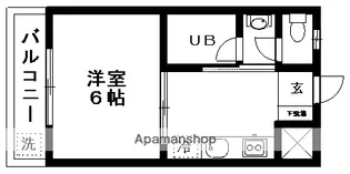 スカイハイツ東山【302号室】の間取り