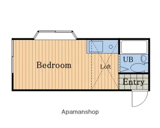 ゼフィール南浦和【Ⅰ-106号室】の間取り