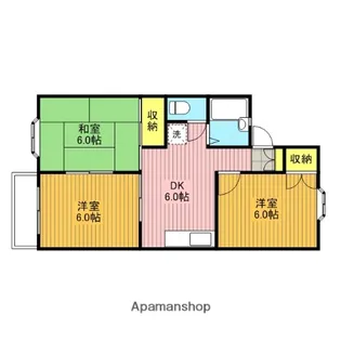 クレストF2【203号室】の間取り