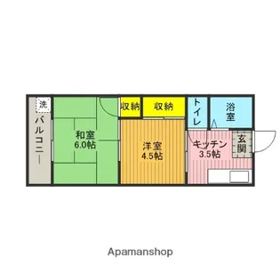 サンロードハイム【2階】の間取り