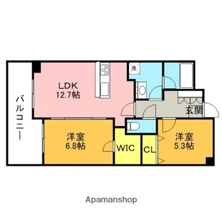 ブライトンコート【2階】の間取り