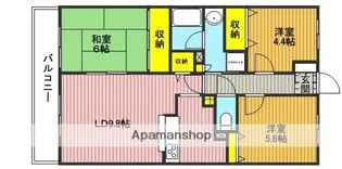 フォーリストフジカ【1階】の間取り
