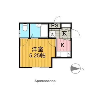 ティースリーハウス【2階】の間取り