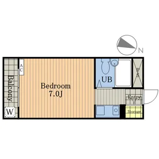 パール925【102号室】の間取り