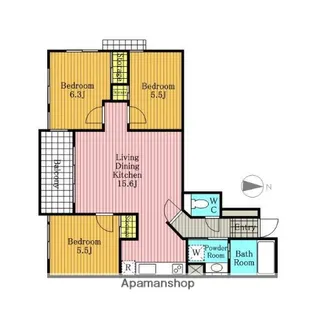 メイフェアーヒルズ【2階】の間取り