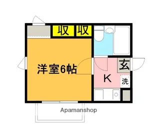 ベルトピア浦和Ⅰ【3階】の間取り