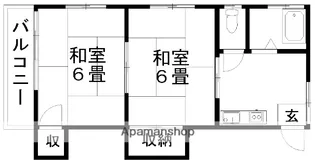 ゆきみ荘【205号室】の間取り