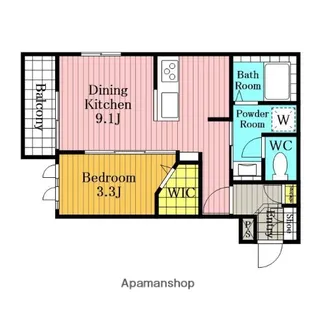 メゾンエス【1階】の間取り