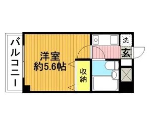 ラポール南浦和【304号室】の間取り