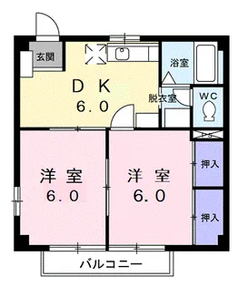 ポートヨノ【1階】の間取り
