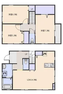 埼玉県さいたま市南区大字大谷口【一戸建】の間取り