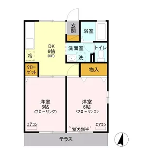 Tサクセッソ【1階】の間取り