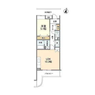 ラ・ソレイユさいたま【3階】の間取り