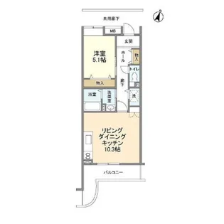 ラ・ソレイユさいたま【4階】の間取り
