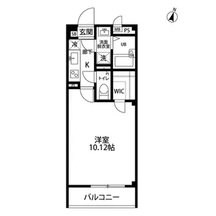 アンプルール フェールTheEarth【1階】の間取り