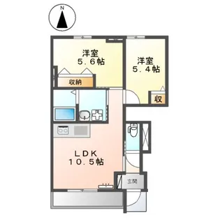 LIEN COLLINE(リアンコリーヌ)【1階】の間取り