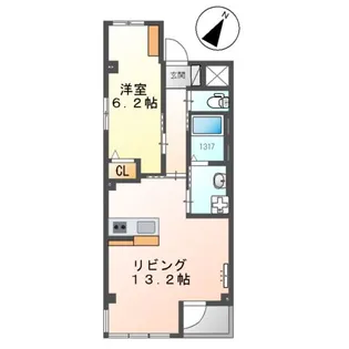 ベア グランデ【2階】の間取り