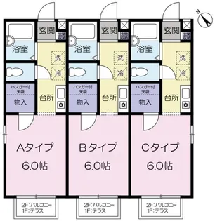 あすなろ4棟【1階】の間取り