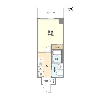 1Kの間取り画像