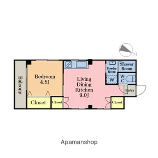 バディ88【3階】の間取り