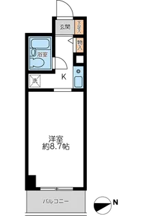 CASSIA南浦和【7階】の間取り