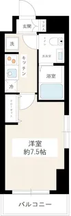 アトラス カーロ浦和常盤弐番館【501号室号室】の間取り