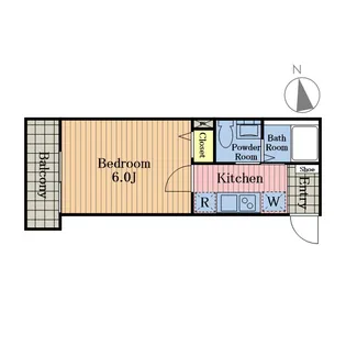ウィングコート南浦和【102号室】の間取り