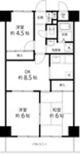 T’S GARDEN蕨Ⅲ【7階】の間取り