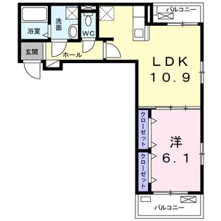 パインツリー【1階】の間取り