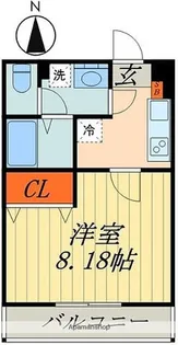 ラ メイユール【202号室】の間取り
