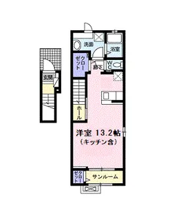 ベル フォンティーヌ【2階】の間取り