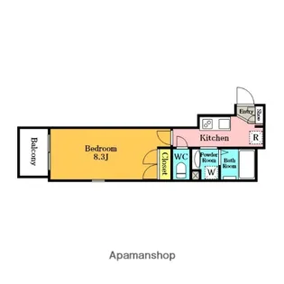 RIS弐番館【2階】の間取り