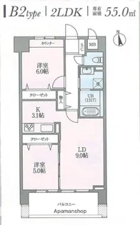 SANITAS WARABI【10階】の間取り
