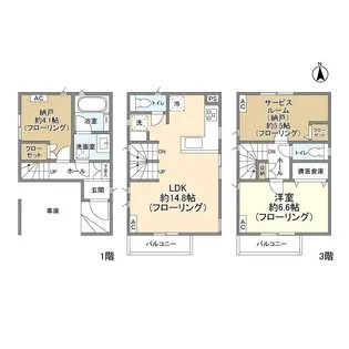 埼玉県さいたま市南区根岸2丁目【一戸建】の間取り