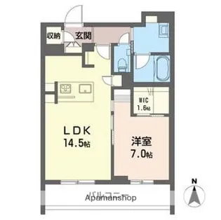 グランパーチェ【103号室】の間取り