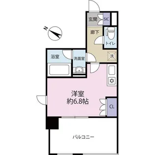 MORE PRECIOUS【401号室号室】の間取り