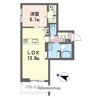ソムニウム【3階】の間取り