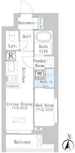 ルミエール浦和仲町【10階】の間取り