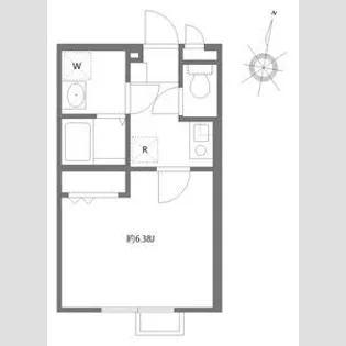 イクシオ錦町【2階】の間取り