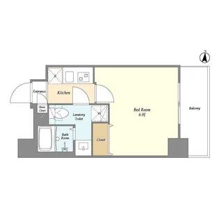 アルファコート蕨7【4階】の間取り