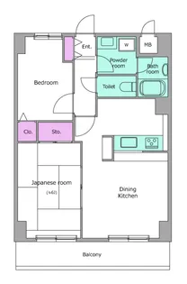 ビエラコート南浦和【4階】の間取り
