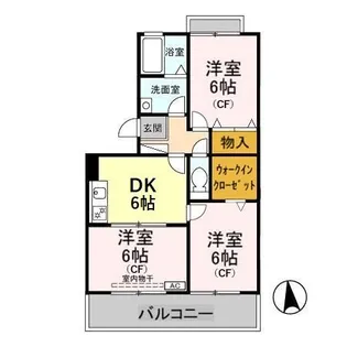エクセルグランデ【3階】の間取り