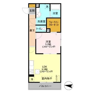 POLARIS(ポラリス)【1階】の間取り