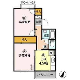 チャーリーズマンションⅡ【302号室】の間取り