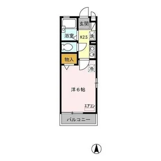 パークサイドMOGI【2階】の間取り